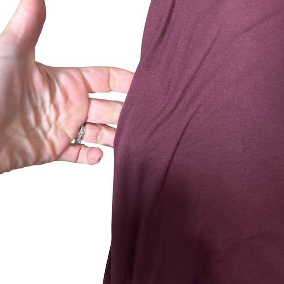 Momper Romper girls one piece jumpsuit maroon size small/medium 6-8 stretch - Picture 5 of 6